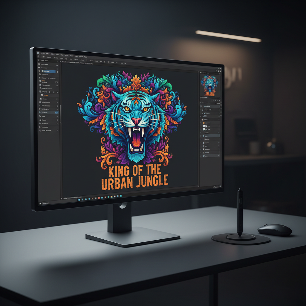 Raw Art Setup Mockup